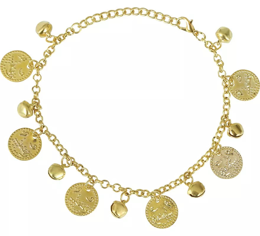 Translation missing: fr.Pulsera Tobillera de Monedas