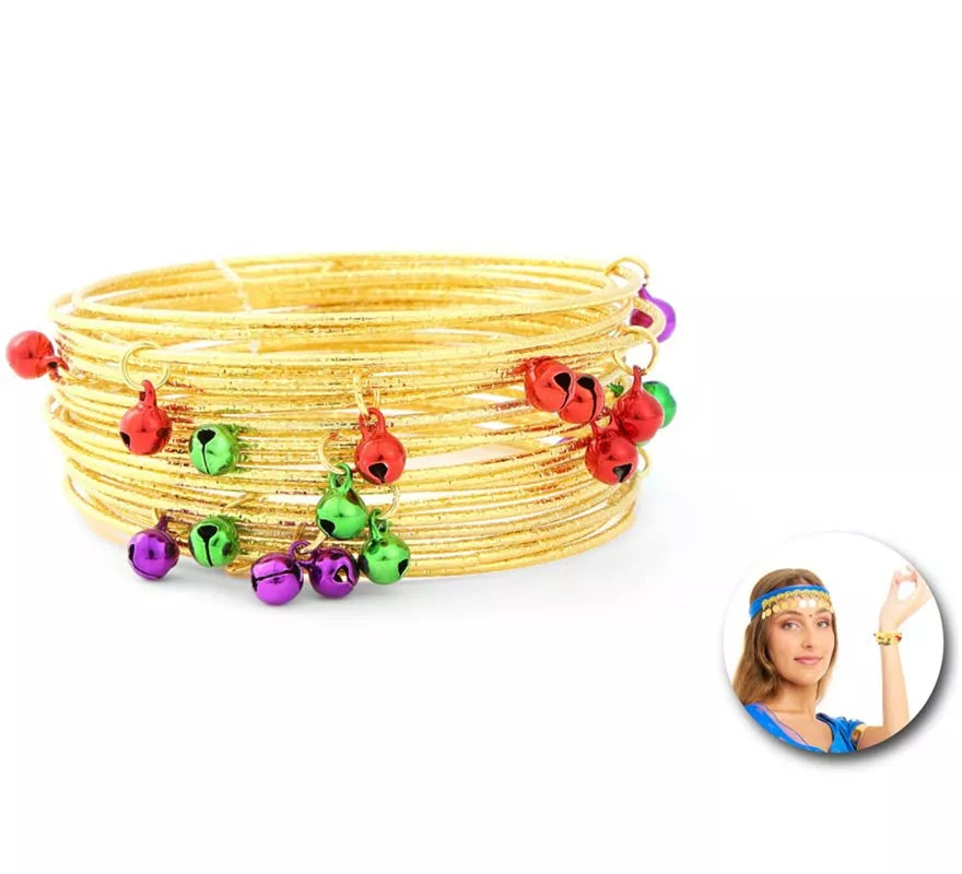 Translation missing: fr.Pulseras Hindú con bolitas de colores