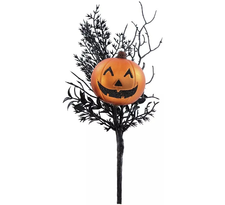 Translation missing: fr.Rama Artificial con Calabaza Cromada de 25 cm