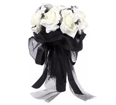 Corsage mariée cadavre noir 33X16cm