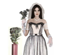 Bouquet de Fleurs Noires de 65 cm Halloween