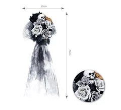 Bouquet de crâne d'Halloween 20x70 cm