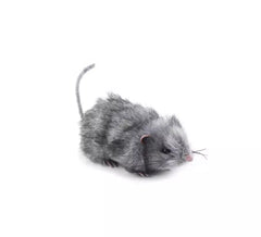 Souris à fourrure grise 18 cm