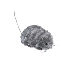 Souris poilue grise 27cm