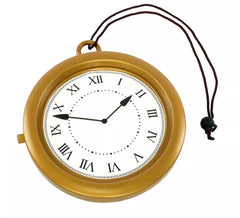 Montre de poche géante, plaquée or 20 cm