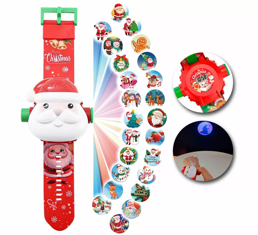 Translation missing: fr.Reloj de Papá Noel con Proyector de 22 cm