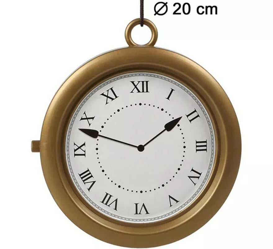 Translation missing: fr.Reloj Dorado de 20 cm