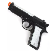 Revolver jouet noir de 57 cm