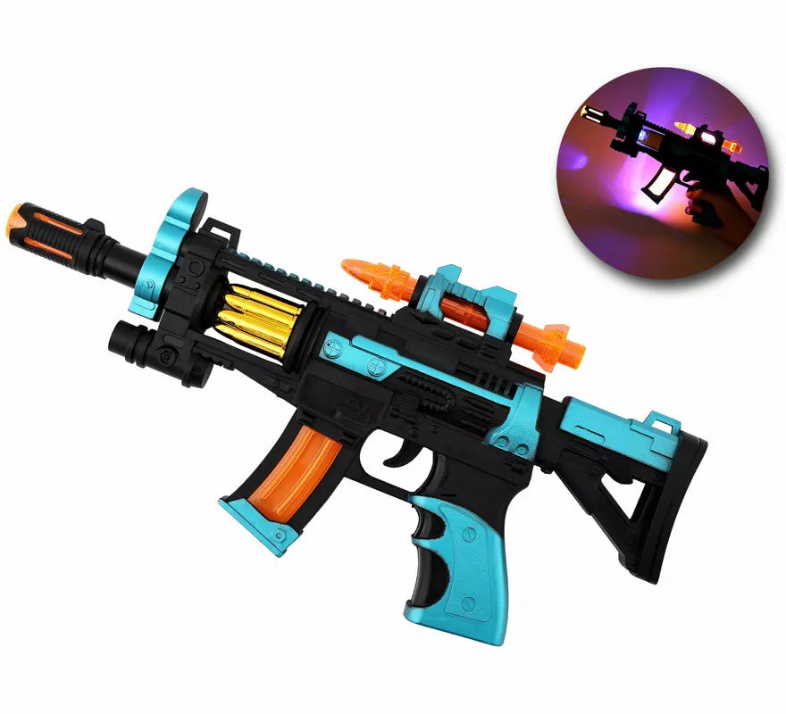 Translation missing: fr.Rifle con Luz, Sonido y Movimiento de 33x15 cm de plástico