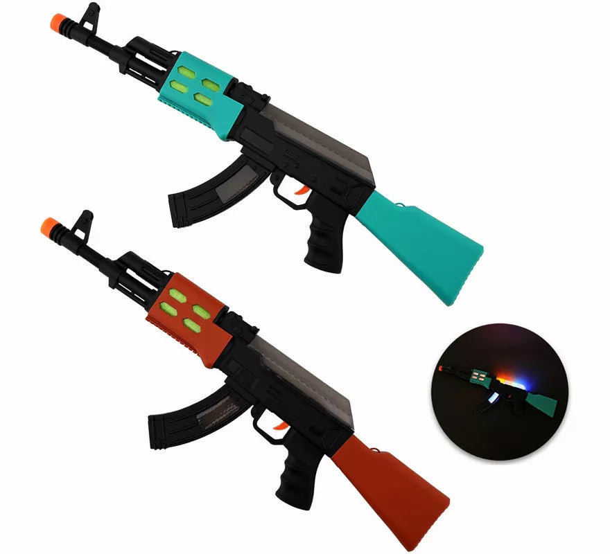 Translation missing: fr.Rifle con Luz y Sonido de plástico en colores surtidos