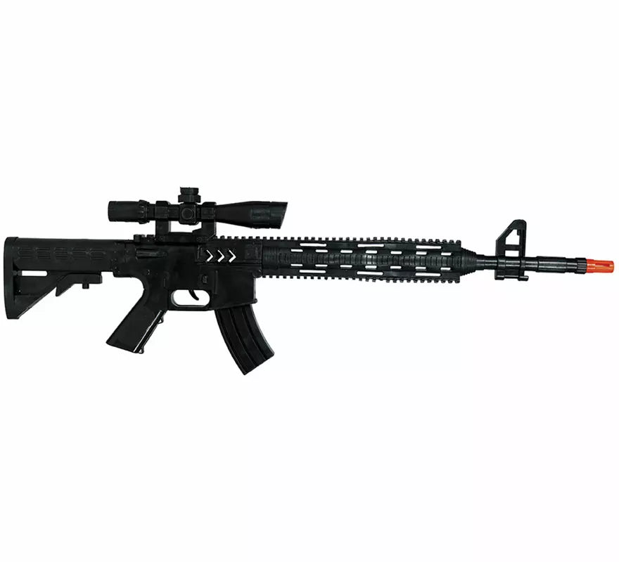Rifle de Asalto con mira y sonido de 67 cm