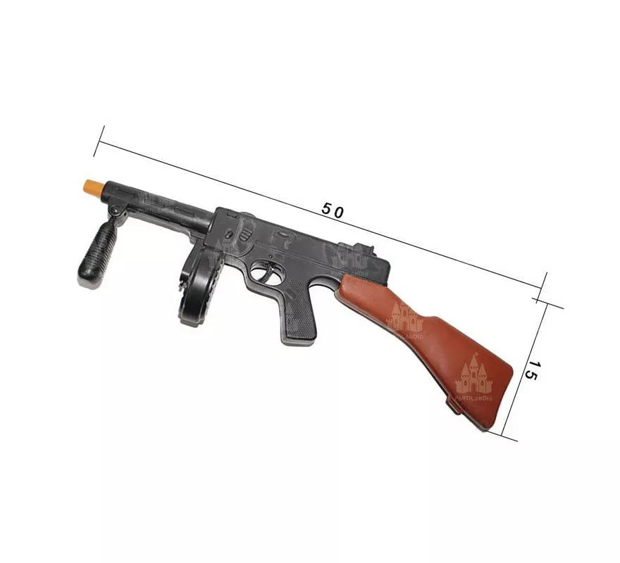 Translation missing: fr.Rifle de Gángster clásico de juguete de 50x15 cm