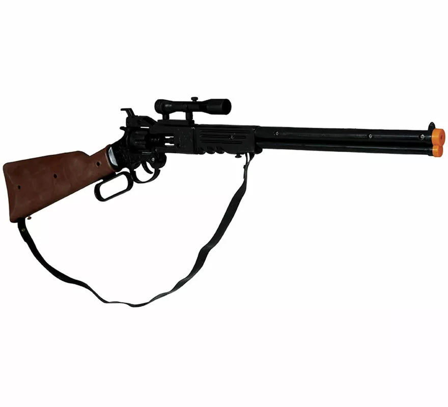Translation missing: fr.Rifle marrón con mira de 64 cm