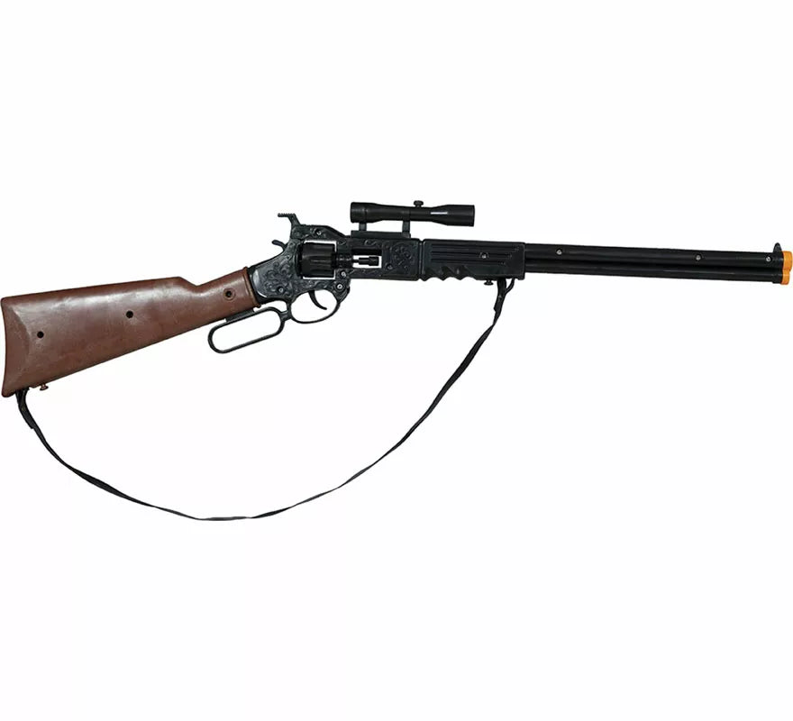 Translation missing: fr.Rifle marrón con mira de 64 cm