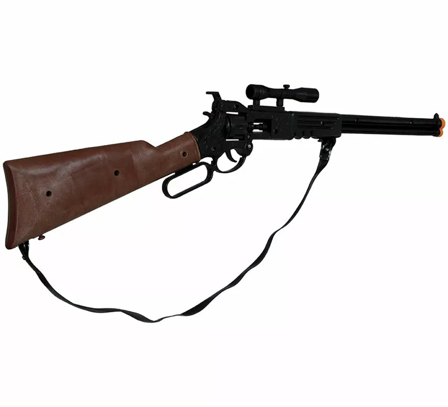 Translation missing: fr.Rifle marrón con mira de 64 cm