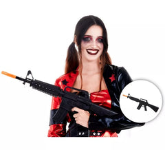 Fusil jouet noir de 66 cm de long