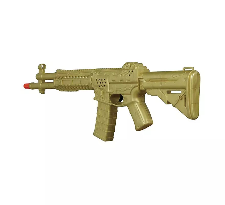 Rifle Ruso Dorado de Bufón Risueño de 68 cm