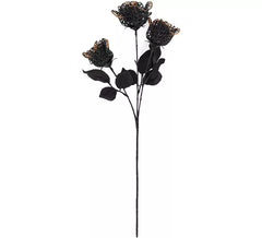 Rose ajourée d'Halloween de 57 cm