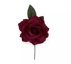 Rose Flamenco moyenne, 14 cm, grenat