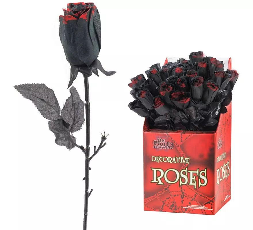 Translation missing: fr.Rosa negra y roja de 46 cm