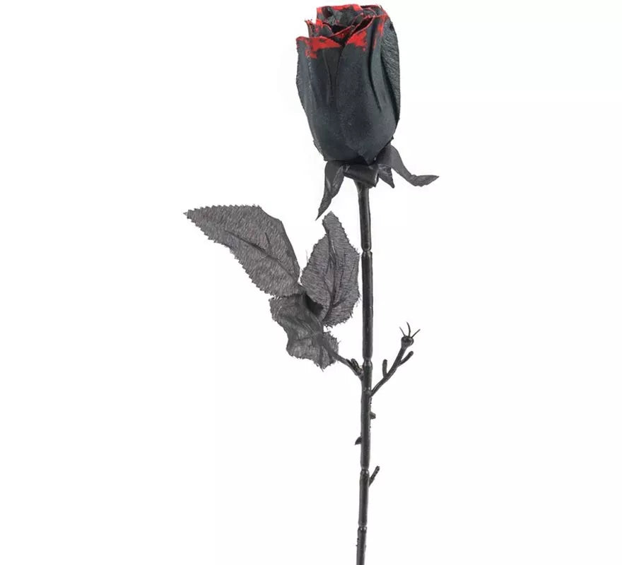 Translation missing: fr.Rosa negra y roja de 46 cm