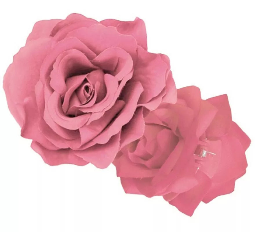 Translation missing: fr.Rosa Sevillana o Chulapa de 9 cm con pinza en varios colores