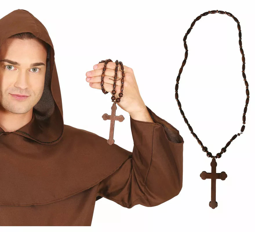 Translation missing: fr.Rosario de Madera de 48 cm