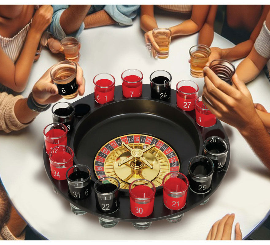Translation missing: fr.Ruleta Casino de 29 cm con 16 Vasos de 4,5 cm