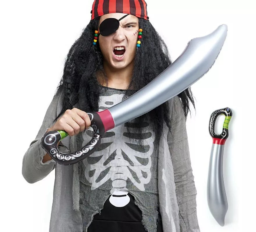 Translation missing: fr.Sable Pirata Hinchable gris de 75 cm