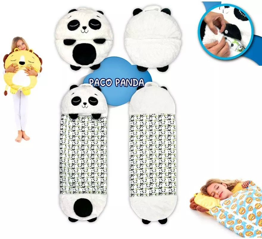 Translation missing: fr.Saco de Dormir Panda Paco con cojín de 135 cm