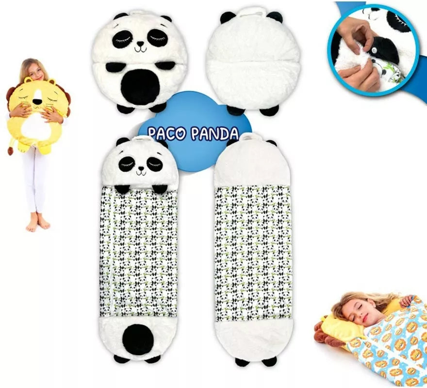 Translation missing: fr.Saco de Dormir Panda Paco con cojín de 165 cm