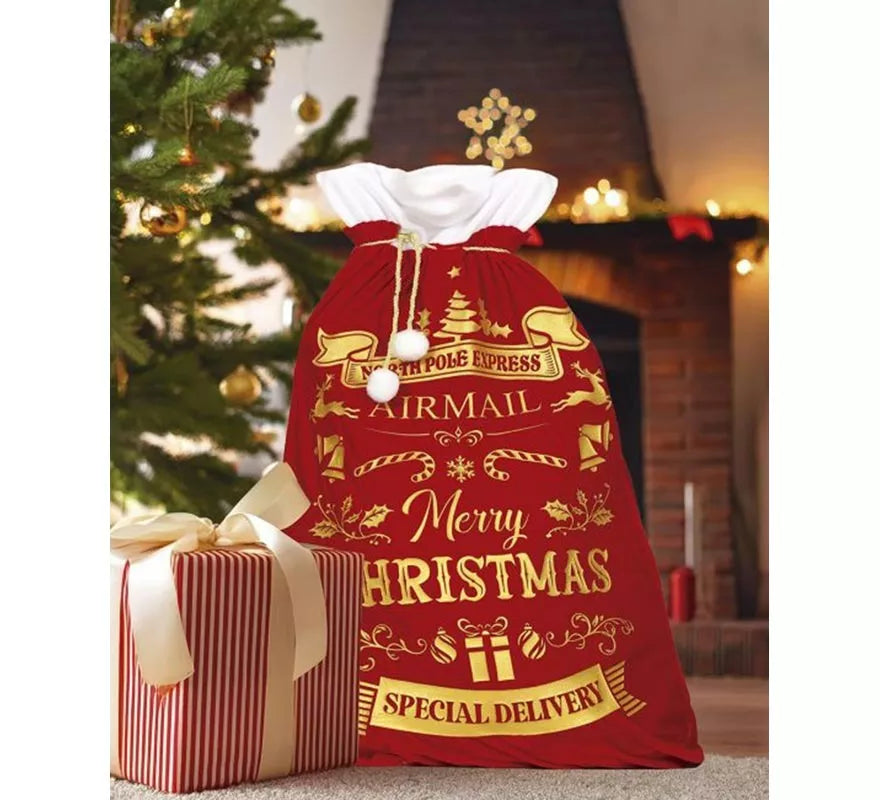 Translation missing: fr.Saco de Merry Christmas de 60x95 cm