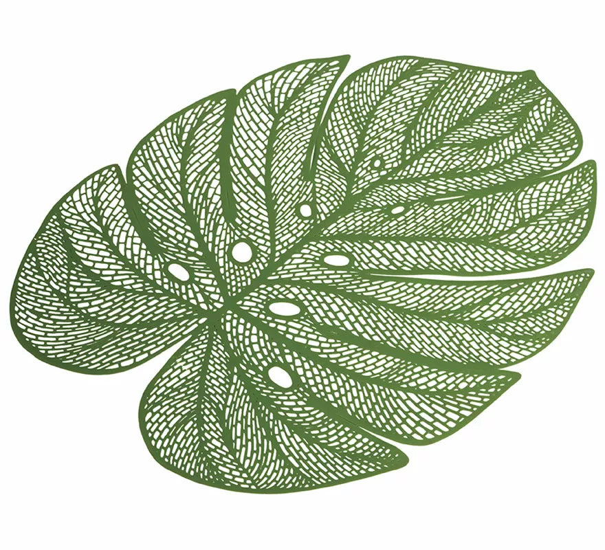 Translation missing: fr.Salvamantel Hoja verde de PVC de 45 cm