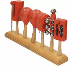 Ensemble de 5 instruments de musique en bois
