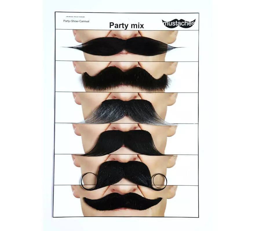 Translation missing: fr.Set de 6 Bigotes modelos surtidos