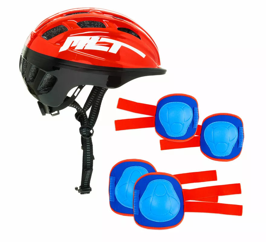 Translation missing: fr.Set de Casco y Protecciones rojo
