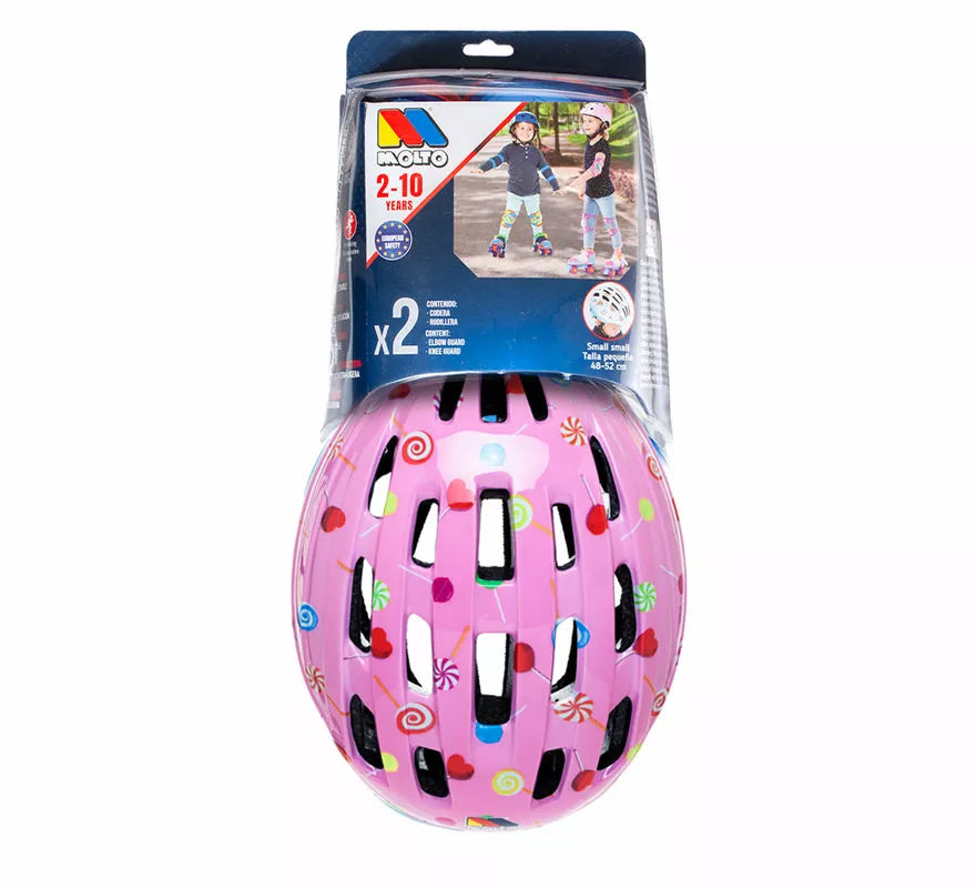 Translation missing: fr.Set de Casco y Protecciones rosa