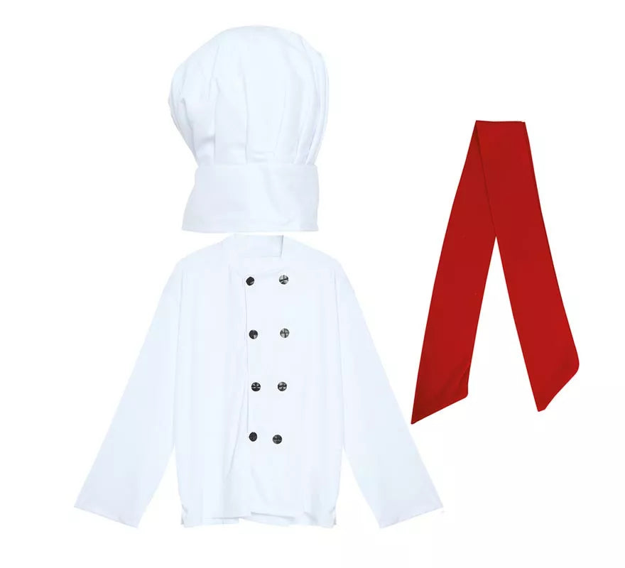 Translation missing: fr.Set de Cocinero: Gorro, pañuelo y chaqueta