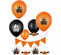 Coffret Halloween : Colonne de ballons 16 pièces