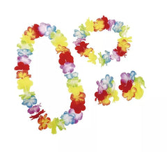 Set Hawaïenne: Diadème, Collier et Bracelets
