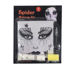 Ensemble de maquillage de tatouages ??lumineux d'araignée de sorcière