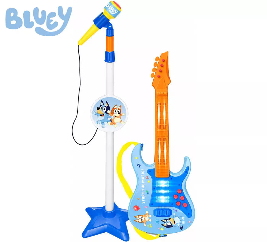 Translation missing: fr.Set Guitarra y Micrófono Bluey con Funciones