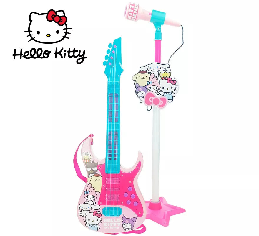Translation missing: fr.Set Guitarra y Micrófono Hello Kitty con Funciones