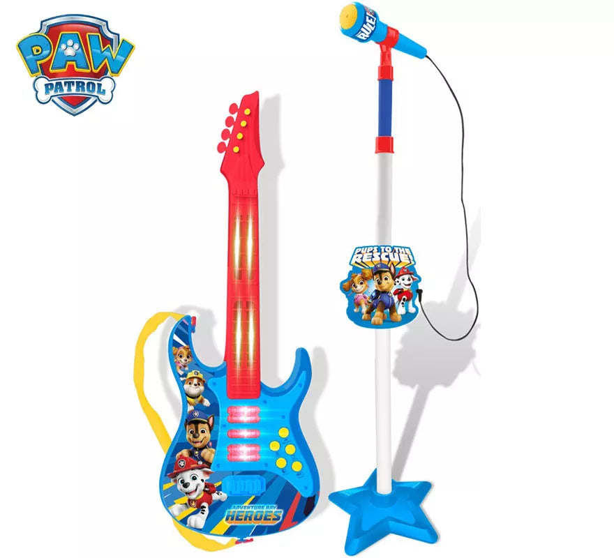 Translation missing: fr.Set Guitarra y Micrófono La Patrulla Canina con Funciones
