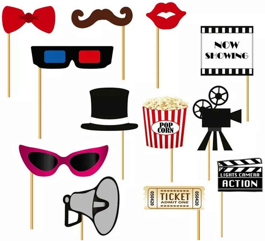 Translation missing: fr.Set para Photocall cine 12 Pcs