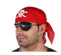 Set Pirata. Pañuelo rojo, parche y pendiente