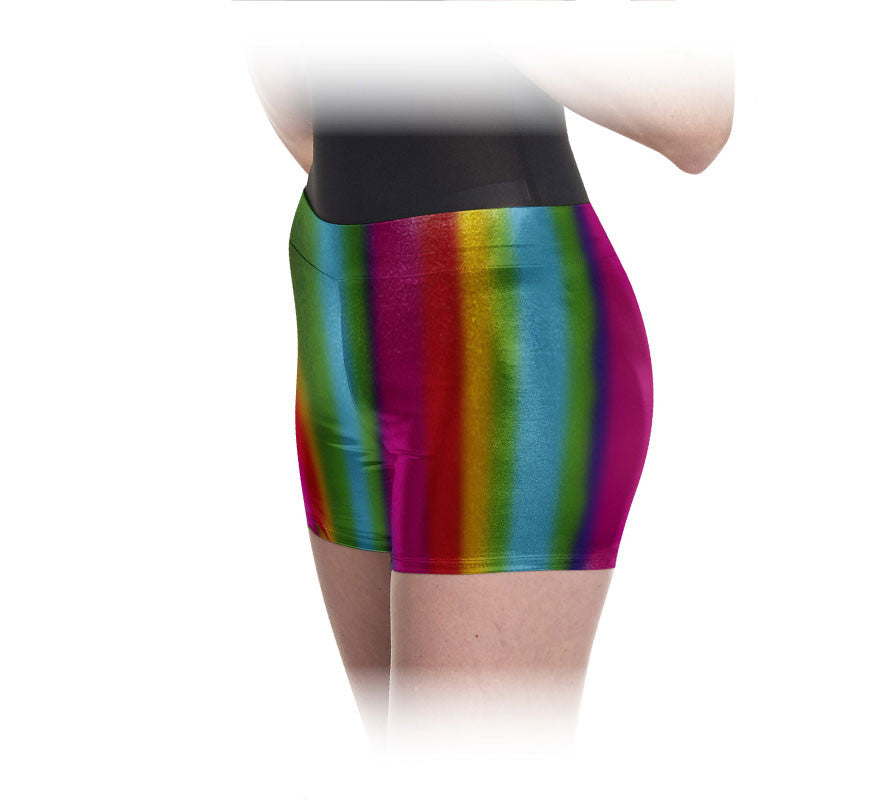 Short Arcoíris oscuro para mujer