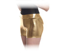 Short dorado para mujer