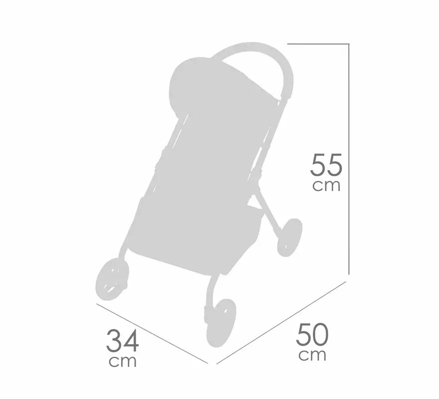 Translation missing: fr.Silla de Muñecas de hasta 50 cm de 4 ruedas