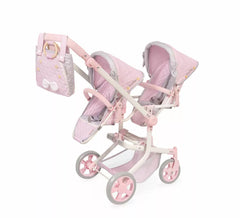 Chaise de poupée jumelle pliante multiposition jusqu'à 52 cm